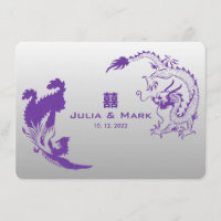 ©Royal Purple Dragon-Phoenix Chinese Boda