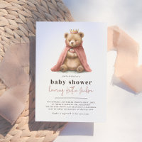Royal Teddy Bear Pequeña Princesa Chica Baby Showe