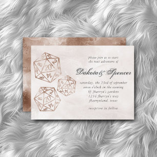 Invitación RPG Luxe   Dígitos del jugador de la tabla de humo