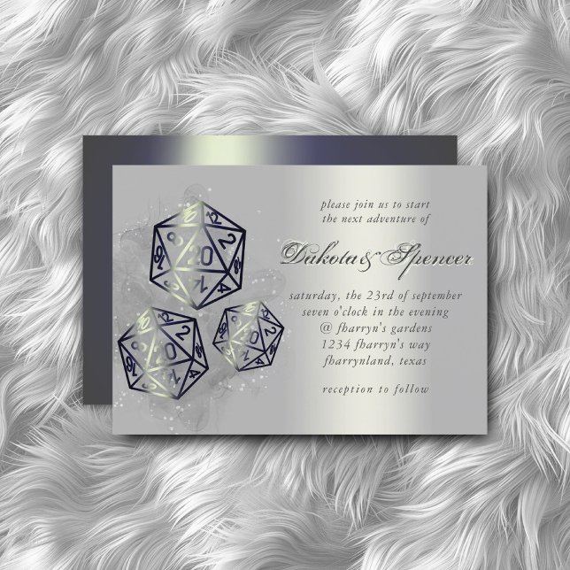 Invitación RPG Splash | Retro Sheen Fantasy Tabletop Gamer (Subido por el creador)