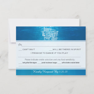 Invitación RSVP Bajo el Mar