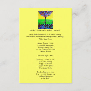 Invitación RSVP Bat Mitzvah por Aliado