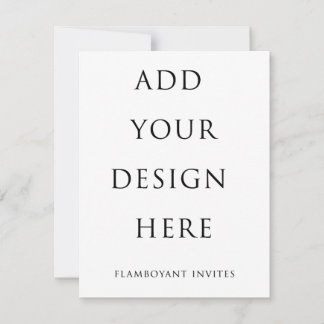 Invitación / RSVP de 4,25”x5,5" (10,8x14,0cm)