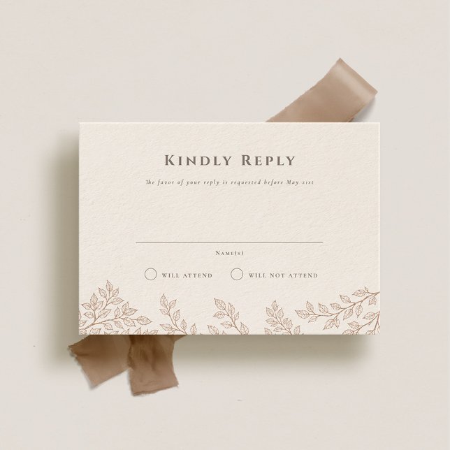 Invitación RSVP de boda forestal (Subido por el creador)