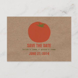 Invitación RSVP de Boda Inspirada en Mercado de Agricultores 