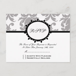 Invitación RSVP de CUTE postal