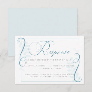 Invitación RSVP de elección de comida Desplazamiento simpli
