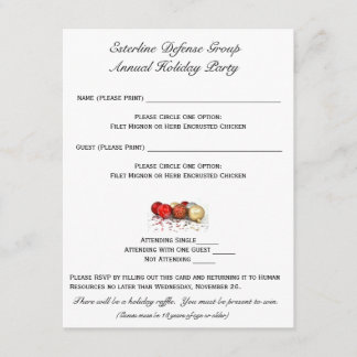 Invitación RSVP de Esterline