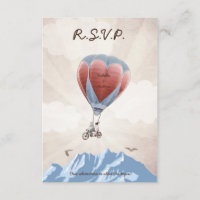 Invitación RSVP de la boda del sueño de TANDEM LOV