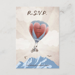 Invitación RSVP de la boda del sueño de TANDEM LOV