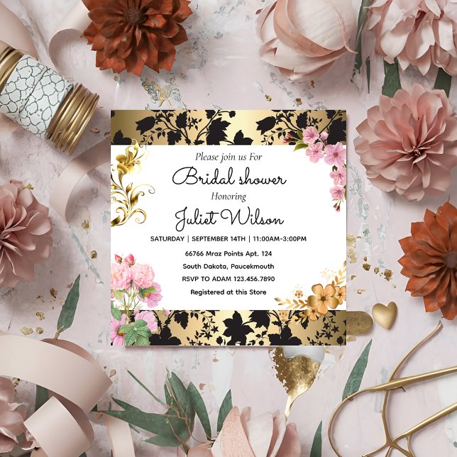 Invitación RSVP Soiree Dama de novia Verde azulado blanco (Subido por el creador)
