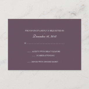 Invitación RSVP Vino fino pu