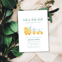 Rub A Dub Dub Cherry Mami Pato Baby Shower  