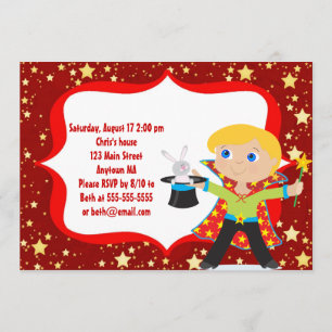 Invitación rubia de la fiesta de cumpleaños del