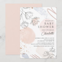 Rubor Abstract Shapes Baby Shower