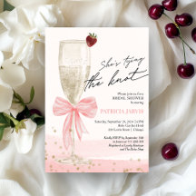 Rubor Bow está atando el Brunch nupcial