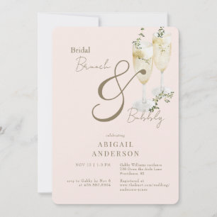 Invitación Rubor Bridal Brunch & Bubbly Shower