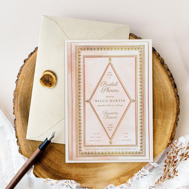 Invitación Rubor Bridal Shower (Subido por el creador)