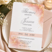 Rubor Dorado Brillo Elegancia Romántica de Boda