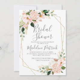Invitación Rubor Floral Bridal Shower