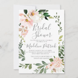 Invitación Rubor Floral Bridal Shower