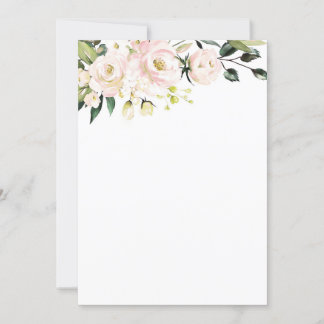 Invitación Rubor Floral Mockup
