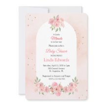 Rubor Floral Pequeño Milagro Baby Shower