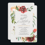 Invitación Rubor Red Floral 90ª fiesta de cumpleaños sorpresa<br><div class="desc">Una elegante toma para una 90ª invitación sorpresa. El diseño presenta un marco pintado a mano con flores rojas y ruidosas, eucaliptos y otras zonas verdes. Personalización mediante los campos de plantilla proporcionados. Si necesita ayuda o piezas adicionales que coincidan, póngase en contacto conmigo (María) usando el botón de contacto...</div>