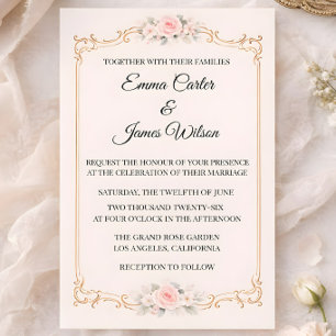 Invitación Rubor Rococó