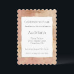 Invitación Rubor Rosa Gold 16th Birthday<br><div class="desc">Rubor Rosa Gold 16th Birthday o cualquier año</div>