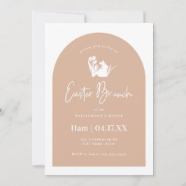 Invitación Rubor Silhouette Arch Easter Brunch