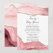 Rubor y Gold Agate Drive By Shower