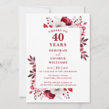 Ruby Celebra 40 Años de Bodas