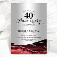 Ruby Red Silver 40° aniversario