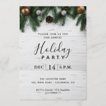 Invitación rusa del Fiesta de Navidades de vacacio