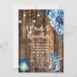 Invitación Rustic Country Bridal Shower Invitation 