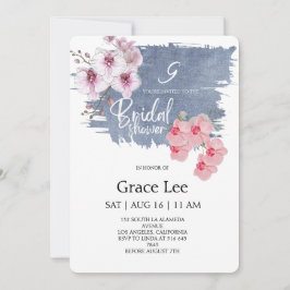Invitación Rustic Denim Bridal Shower Invitation