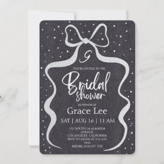 Invitación Rustic Denim Bridal Shower Invitation