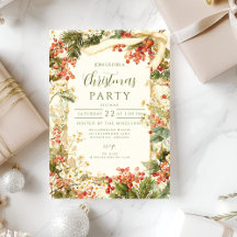Rustic Holly Berry Navidades