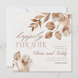 Invitación Rustic Romance Wedding Invitations