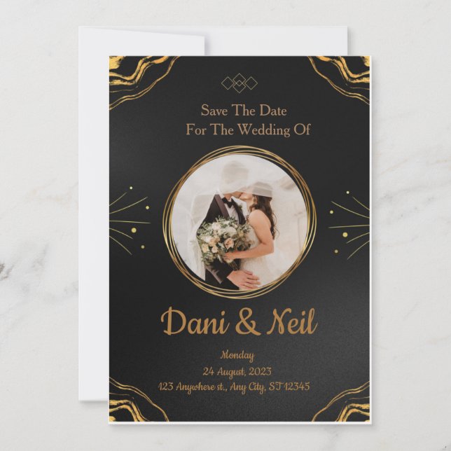 Invitación Rustic Wedding Invitation Country Wedding (Anverso)