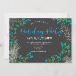 Invitación Rustic Winter Wonderland Holiday Party