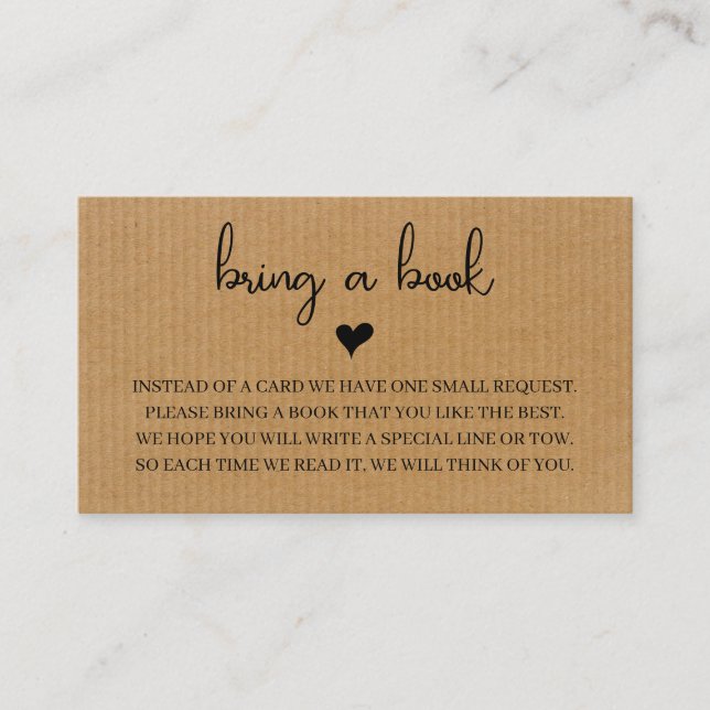 Invitación rústica a Baby Shower con solicitud de  (Anverso)