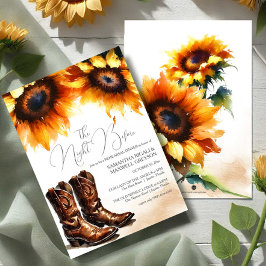 Invitación Rústica acuarela País Ensayo Cena