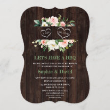 Rústica barra de marco floral rosa hago barbacoa