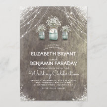 Rústica cuerda de aliento del bebé enciende Boda d