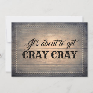 Invitación Rústica dama de honor / propuesta de dama de honor