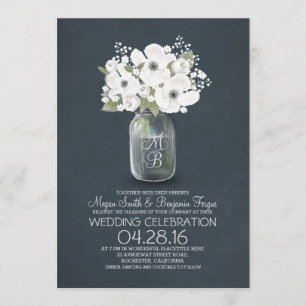 invitación rústica de casamiento con caramelo de m