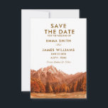 INVITACIÓN RÚSTICA DE DESMALEZAMIENTO DE MONTAÑA<br><div class="desc">Esta tarjeta evoca un sentido de belleza natural y elegancia atemporal. El diseño,  que presenta un majestuoso paisaje montañoso,  establece un tono romántico para su día especial. Es ideal para parejas que aprecian la naturaleza y el diseño clásico.</div>