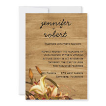 Invitación rústica de la boda de la acuarela del